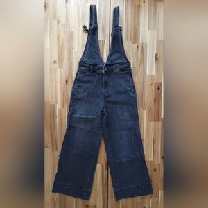 Free people Denim overalls jumpsuit
